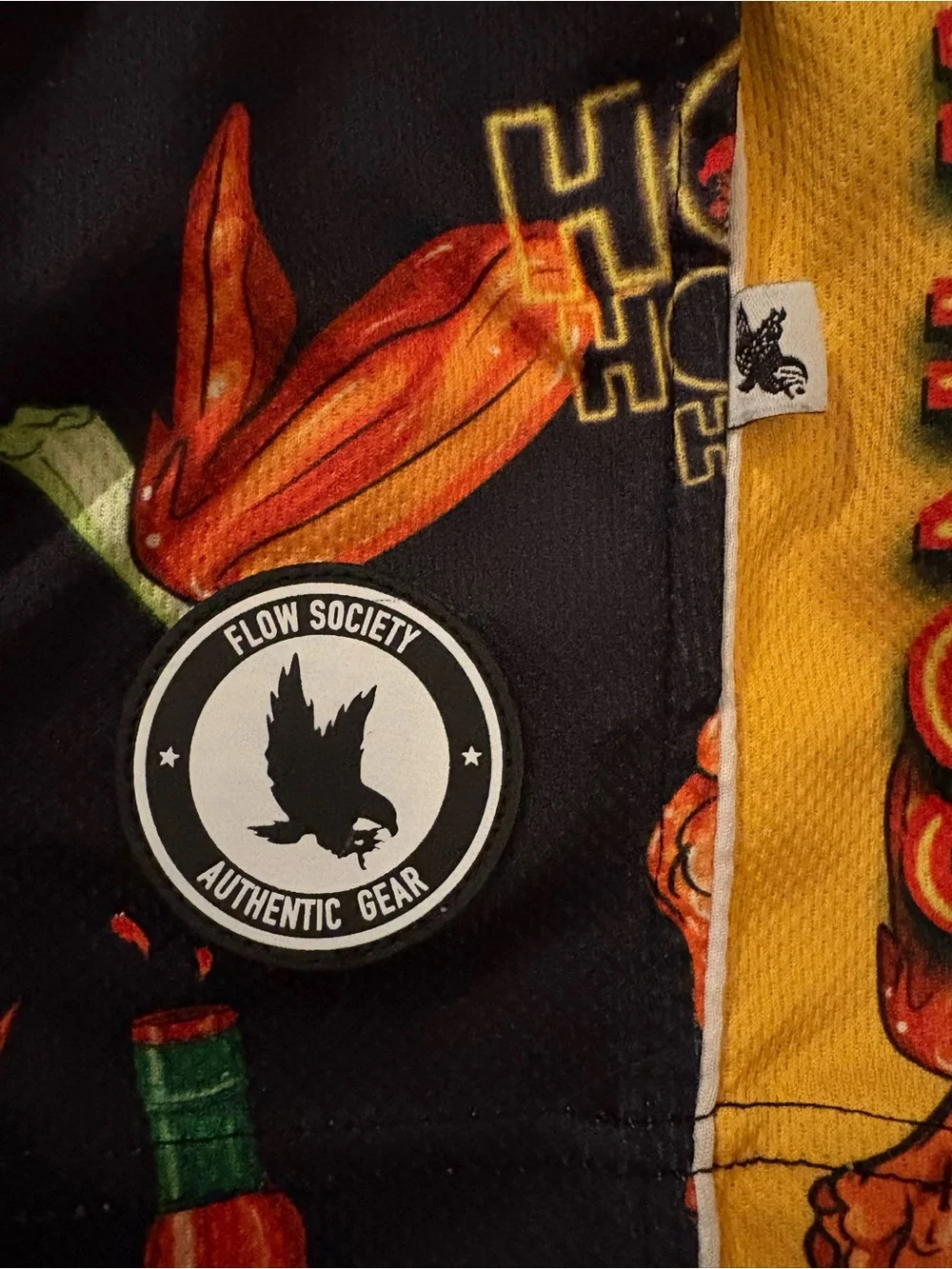 Hot Wings Flow Society Attack Shorts
